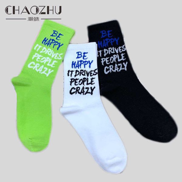 men's socks chaozhu new men's fashion funny words be happy it drives people crazy english stretch casual male socks winter fall co, Black
men's socks chaozhu new men's fashion funny words be happy it drives people crazy english stretch casual male socks winter fall co, Black