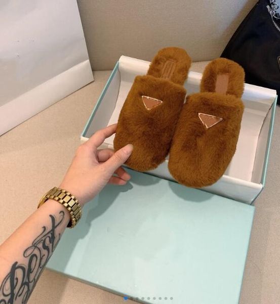 women lambswool slides slipper triangle buckle sandals designer winter slippers women's warmth flat bottom shoes fur fluffy comfortable, Black
women lambswool slides slipper triangle buckle sandals designer winter slippers women's warmth flat bottom shoes fur fluffy comfortable, Black