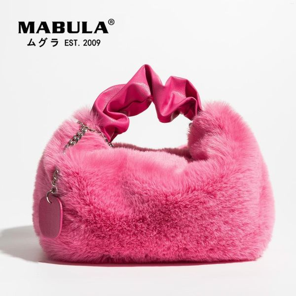 evening bags mabula fashion women faux fur bag ruched handle handbag small cute solid purse tote for girls mini crossbody with chain
evening bags mabula fashion women faux fur bag ruched handle handbag small cute solid purse tote for girls mini crossbody with chain