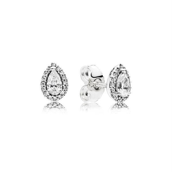 sparkling teardrop halo stud earrings 925 sterling silver for pandora tear drop luxury designer jewelry women stud earring with or255u, Golden;silver
sparkling teardrop halo stud earrings 925 sterling silver for pandora tear drop luxury designer jewelry women stud earring with or255u, Golden;silver