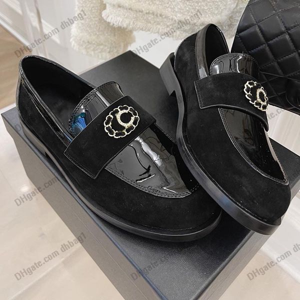 womens dress shoes 22ss fall winter lambskin flat heels retro loafers slip-on chain strass round toes luxurys designer comfortable wedges sl, Black
womens dress shoes 22ss fall winter lambskin flat heels retro loafers slip-on chain strass round toes luxurys designer comfortable wedges sl, Black