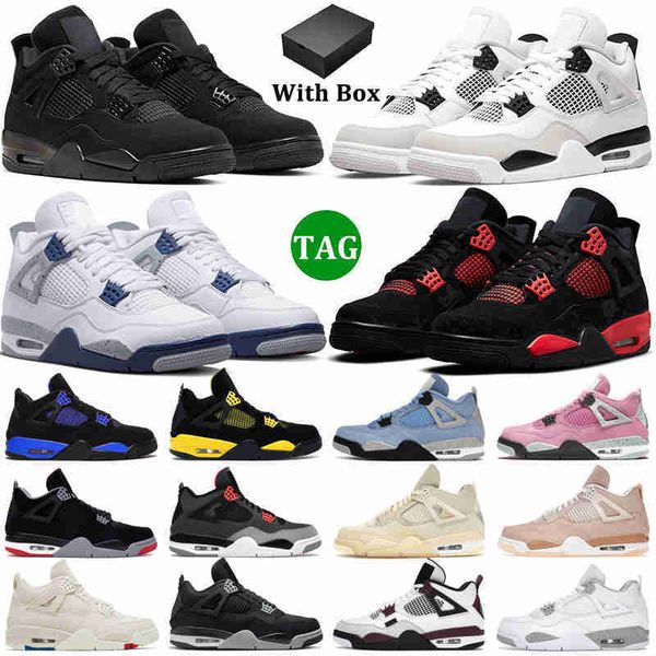 with box 4 basketball shoes men women 4s military black cat university blue red thunder white oreo cactus jack bred mens trainers outdoor
with box 4 basketball shoes men women 4s military black cat university blue red thunder white oreo cactus jack bred mens trainers outdoor
