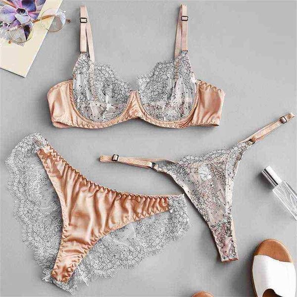bras sets yimunancy 3-piece lace bra set women hallow out transparent underwear set ladies lingerie set t220907, Red;black
bras sets yimunancy 3-piece lace bra set women hallow out transparent underwear set ladies lingerie set t220907, Red;black