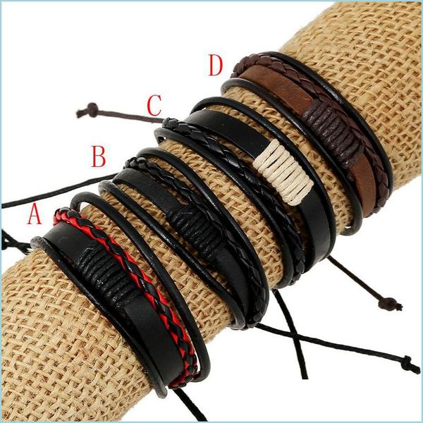 charm bracelets fashion braided black brown leather mens charm bracelet handmade design hip hop jewelry punk bracelets for men gift dhy3g, Golden;silver
charm bracelets fashion braided black brown leather mens charm bracelet handmade design hip hop jewelry punk bracelets for men gift dhy3g, Golden;silver