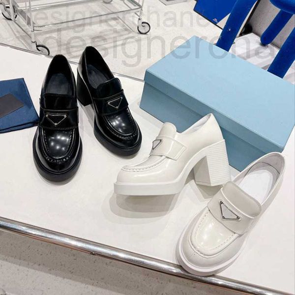 dress shoes designer p's triangle standard thick sole leather lefu shoes new style heel high women's single in autumn and winter o, Black
dress shoes designer p's triangle standard thick sole leather lefu shoes new style heel high women's single in autumn and winter o, Black