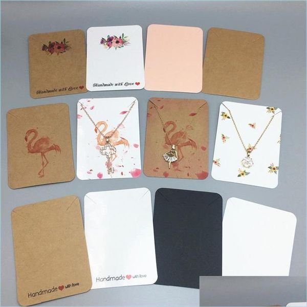 jewelry pouches bags 100 pcs 7.8x5.6cm kraft paper rectangar necklace card pouches with printed handmade pendant/bracelet/bracelet dhucm, Pink;blue
jewelry pouches bags 100 pcs 7.8x5.6cm kraft paper rectangar necklace card pouches with printed handmade pendant/bracelet/bracelet dhucm, Pink;blue