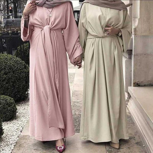 muslim fashion hijab long women with sashes solid color islam clothing abaya african dresses female musulman djellaba, Black;gray
muslim fashion hijab long women with sashes solid color islam clothing abaya african dresses female musulman djellaba, Black;gray