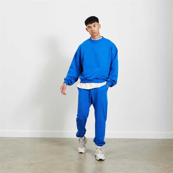 men's tracksuits clothing fall new men sportswear suit cotton crew neck loose oversized sweatshirt gym jogging training stretch g221011, Gray
men's tracksuits clothing fall new men sportswear suit cotton crew neck loose oversized sweatshirt gym jogging training stretch g221011, Gray