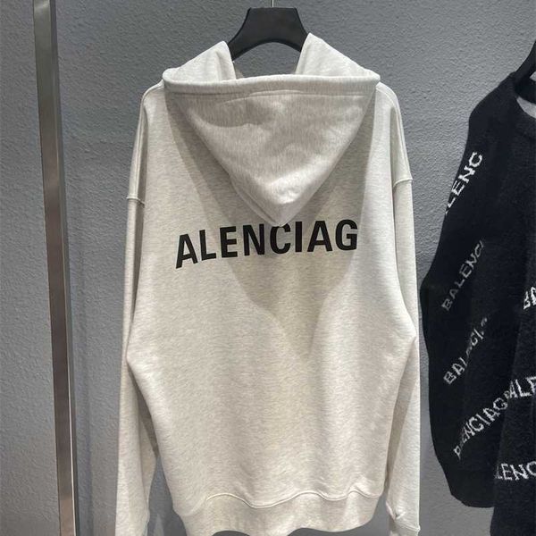 men hoodies balenciga correct version ins fashion brand paris sweater coat men's autumn new style b home front and back printed terry h, Black
men hoodies balenciga correct version ins fashion brand paris sweater coat men's autumn new style b home front and back printed terry h, Black