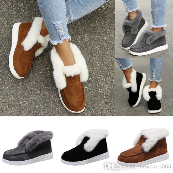 2022 winter womens plush booties shoes plus size cn35-43 casual cotton boots shoes, Black
2022 winter womens plush booties shoes plus size cn35-43 casual cotton boots shoes, Black