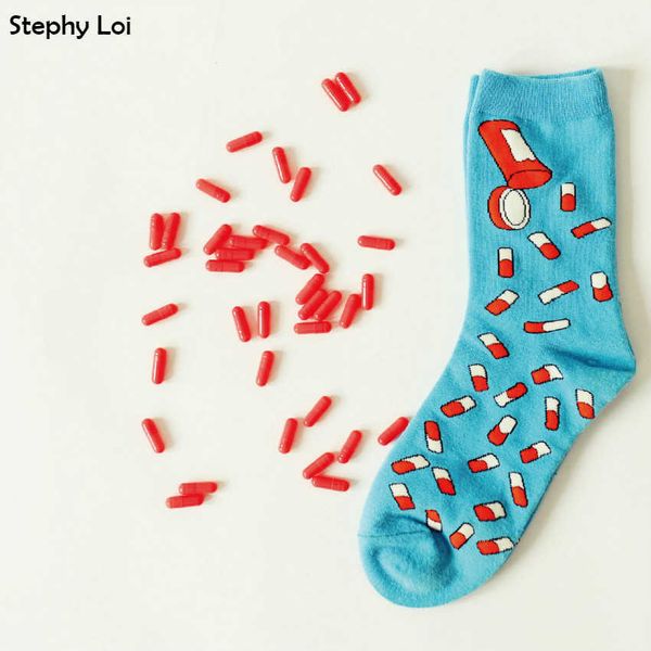 men's socks cute men/women cotton crew socks funny pill pattern novelty couple art harajuku hip hop skate designer brand fuzzy funky gi, Black
men's socks cute men/women cotton crew socks funny pill pattern novelty couple art harajuku hip hop skate designer brand fuzzy funky gi, Black