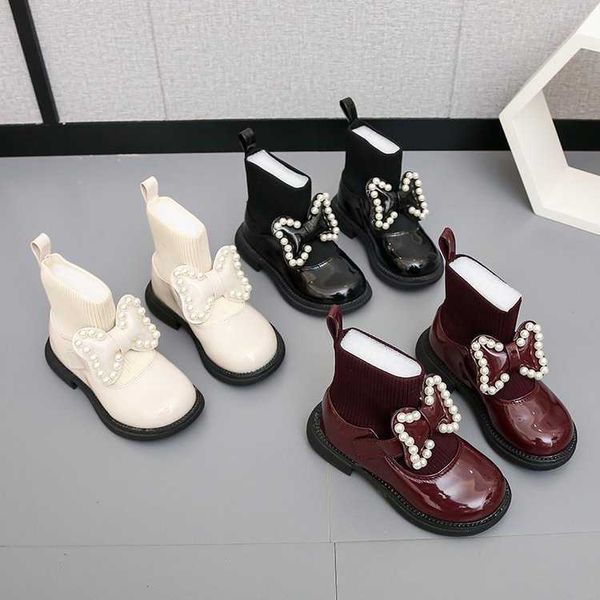 boots new girls leather pearl bow princess shoes kids flying knit soft sole chic sweet sock leisure cute bow-knot y2210, Black;grey
boots new girls leather pearl bow princess shoes kids flying knit soft sole chic sweet sock leisure cute bow-knot y2210, Black;grey