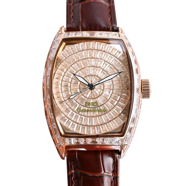 new full mens diamond watches japan import mechanical automatic movement 45mm watch men genuine leather strap rose gold tonneau case wristwa, Slivery;brown
new full mens diamond watches japan import mechanical automatic movement 45mm watch men genuine leather strap rose gold tonneau case wristwa, Slivery;brown