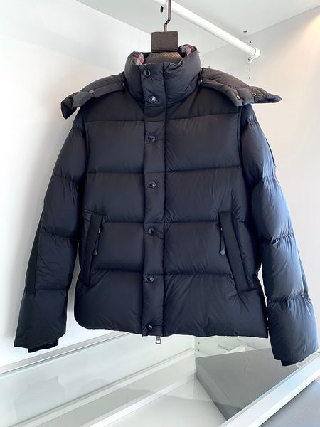 winter new men's detachable hooded down jacket luxury brand design warm white duck down padded coats, Black
winter new men's detachable hooded down jacket luxury brand design warm white duck down padded coats, Black