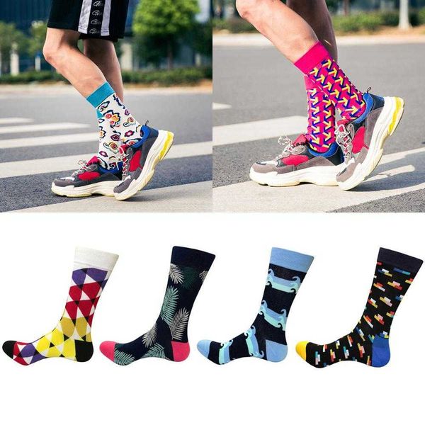 men's socks 2020 brand quality mens happy socks 27colors striped plaid diamond flamingo socks men combed cotton calcetines largos hombr, Black
men's socks 2020 brand quality mens happy socks 27colors striped plaid diamond flamingo socks men combed cotton calcetines largos hombr, Black
