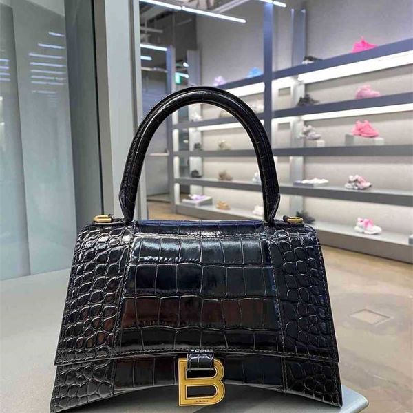 designer hourglass bags balencigas handbags women's black gold white gray crocodile pattern super small s bag bb
designer hourglass bags balencigas handbags women's black gold white gray crocodile pattern super small s bag bb