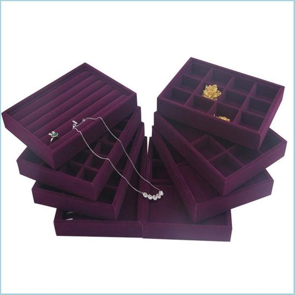 jewelry tray upscale purple veet jewelry display tray box rings necklace earring bracelets organizer 0fur9 1159 q2 drop delivery 202 dh21l, Black
jewelry tray upscale purple veet jewelry display tray box rings necklace earring bracelets organizer 0fur9 1159 q2 drop delivery 202 dh21l, Black