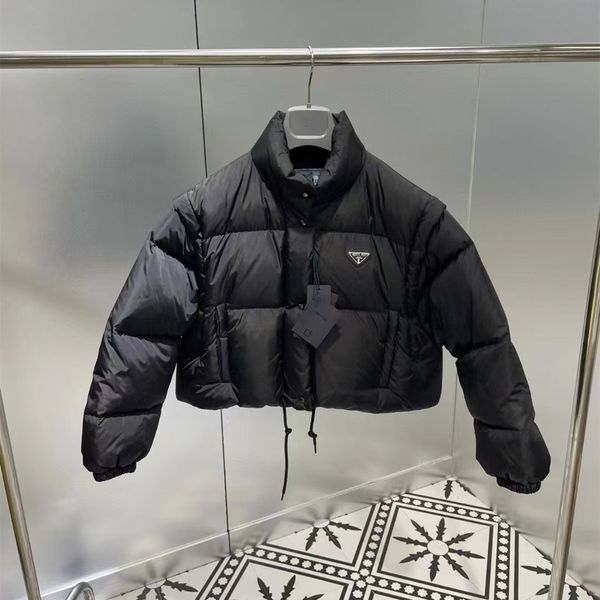 womens outdoor designer luxury down jacket fashion with inverted triangular sleeves removable downs parkas vest winter short coat jackets si, Black
womens outdoor designer luxury down jacket fashion with inverted triangular sleeves removable downs parkas vest winter short coat jackets si, Black