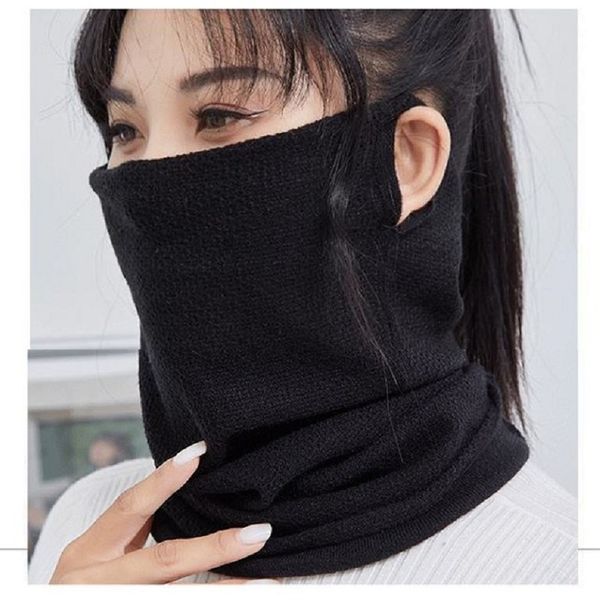 wool neckwear ear hanging autumn winter ring scarf warm neck knitting men women false collar thickened accessory, Blue;gray 
wool neckwear ear hanging autumn winter ring scarf warm neck knitting men women false collar thickened accessory, Blue;gray