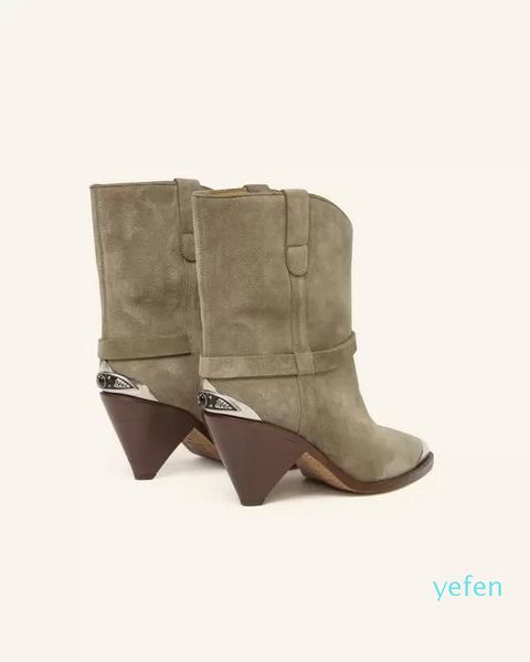 women's shoes boots fashion designer isabel paris marant velvet leather metal, Black 
women's shoes boots fashion designer isabel paris marant velvet leather metal, Black