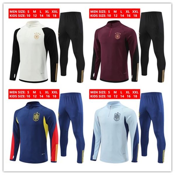 2022 2023 spain soccer tracksuits morata gavi 22 23 germany football tracksuit kroos gnabry werner espana chandal futbol mens and kids train, Black
2022 2023 spain soccer tracksuits morata gavi 22 23 germany football tracksuit kroos gnabry werner espana chandal futbol mens and kids train, Black
