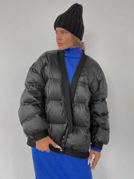 women's down parkas autumn winter casual v-neck warm cotton padded coats women 2022 fashion single breasted pink parkas white jackets s, Black
women's down parkas autumn winter casual v-neck warm cotton padded coats women 2022 fashion single breasted pink parkas white jackets s, Black