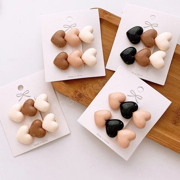 2pcs/set korean girls hairpins children cute hair clips kids sweet bright color heart shape hair accessories for gifts, Slivery;white
2pcs/set korean girls hairpins children cute hair clips kids sweet bright color heart shape hair accessories for gifts, Slivery;white
