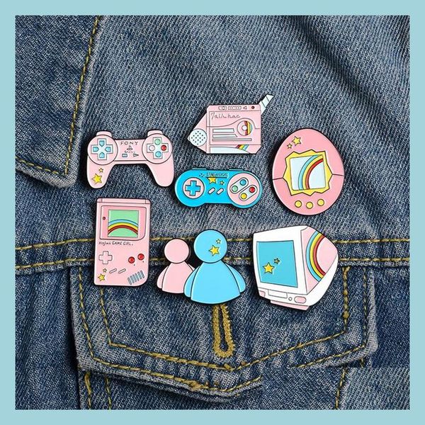 pins brooches customized bk enamel pins typewriter rainbow recreational hine smemory card retro creative men women jewelry hard cus dhghz, Gray
pins brooches customized bk enamel pins typewriter rainbow recreational hine smemory card retro creative men women jewelry hard cus dhghz, Gray