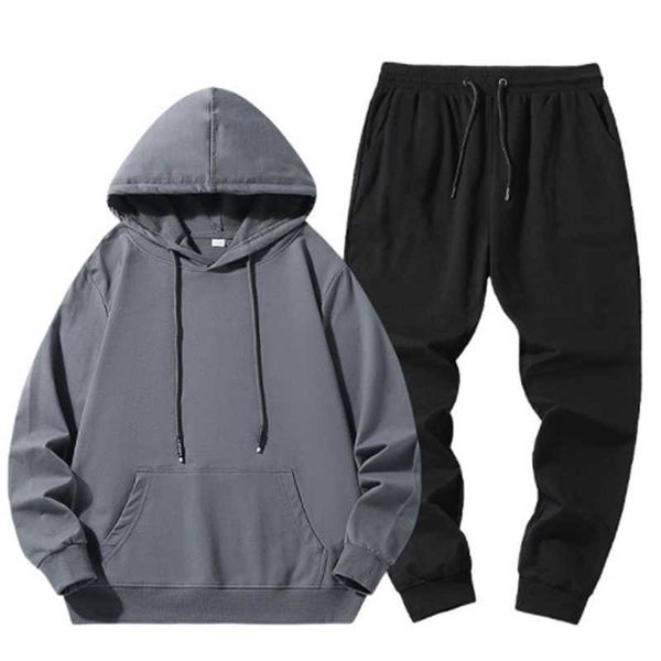men's tracksuits young sunshine sportswear multicolor optional hooded pure color cotton hoodie suit autumn and winter leisure sports se, Gray
men's tracksuits young sunshine sportswear multicolor optional hooded pure color cotton hoodie suit autumn and winter leisure sports se, Gray