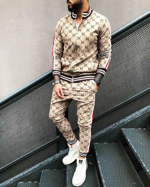 men's tracksuits fashion brand sport suit d digital printing longsleeved zipper and casual pants fitness slim g221011, Gray
men's tracksuits fashion brand sport suit d digital printing longsleeved zipper and casual pants fitness slim g221011, Gray
