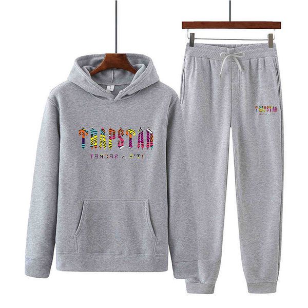 spring autumn designer tracksuits 2022 sportswear trapstar brand printed sportswear men's 16-colour warm two-piece hoodie sweatshirt se, Gray
spring autumn designer tracksuits 2022 sportswear trapstar brand printed sportswear men's 16-colour warm two-piece hoodie sweatshirt se, Gray