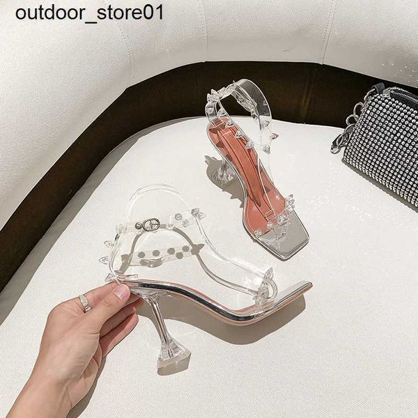 designer sandals luxury dress shoes transparent sandal riveted flat belt high heels new summer pointed fairy sandal valentinoe''va, Black
designer sandals luxury dress shoes transparent sandal riveted flat belt high heels new summer pointed fairy sandal valentinoe''va, Black