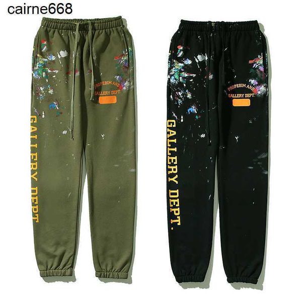 men's designer pants fashion brand galery dept graffiti letters hip-hop casual pants men's women's leggings, Black
men's designer pants fashion brand galery dept graffiti letters hip-hop casual pants men's women's leggings, Black