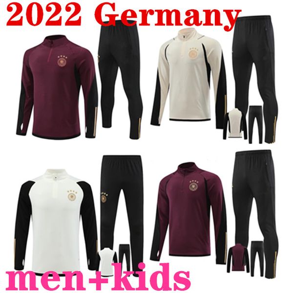2022 germany tracksuit soccer jersey kroos gnabry werner reus muller football shirt germany training suit men kids kit sportswear, Black
2022 germany tracksuit soccer jersey kroos gnabry werner reus muller football shirt germany training suit men kids kit sportswear, Black