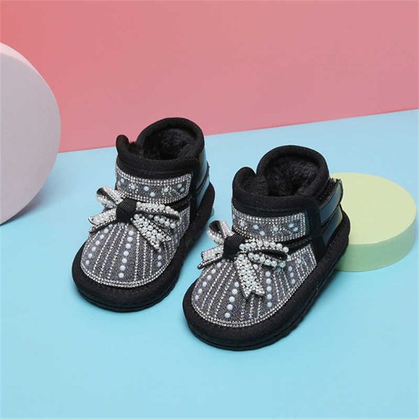boots aogt winter baby shoes pearl rhinestones infant toddler soft comfortable rubber non-slip warm plush snow y2210, Black;grey
boots aogt winter baby shoes pearl rhinestones infant toddler soft comfortable rubber non-slip warm plush snow y2210, Black;grey