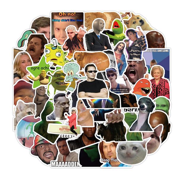 50 pcs funny stickers meme sticker for adults vinyl waterproof lapbumper water bottles computer phone hard hat
50 pcs funny stickers meme sticker for adults vinyl waterproof lapbumper water bottles computer phone hard hat