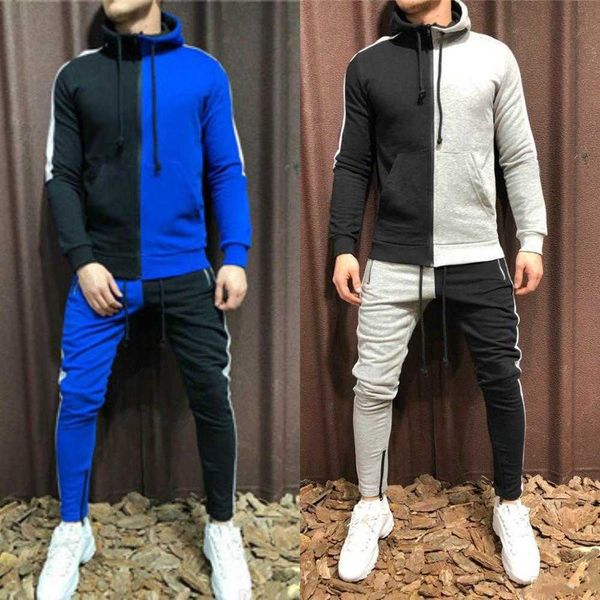 men's tracksuits designer spring autumn patchwork sports clothing suits hoodies pants joggers pcs sets g221011, Gray
men's tracksuits designer spring autumn patchwork sports clothing suits hoodies pants joggers pcs sets g221011, Gray