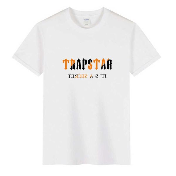 luxury trapstar 100% cotton men t shirt fashion men womens t-shirts mans streetwear stylist tee printed short sleeve tees, White;black 
luxury trapstar 100% cotton men t shirt fashion men womens t-shirts mans streetwear stylist tee printed short sleeve tees, White;black