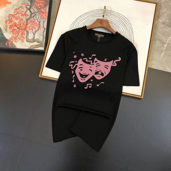 men's t-shirts creative offset print shirt breathable slim round neck short sleeve mask smiley face men t-shirt marn white men and wome, White;black
men's t-shirts creative offset print shirt breathable slim round neck short sleeve mask smiley face men t-shirt marn white men and wome, White;black