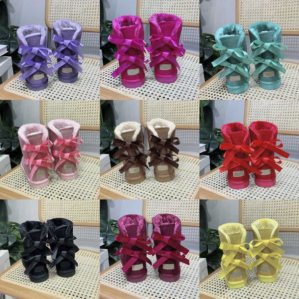 designer women winter snow boots fashion australia classic short middle tall bow ugglies boots ankle knee bow girl wggs mini u bailey g luxu, Black
designer women winter snow boots fashion australia classic short middle tall bow ugglies boots ankle knee bow girl wggs mini u bailey g luxu, Black