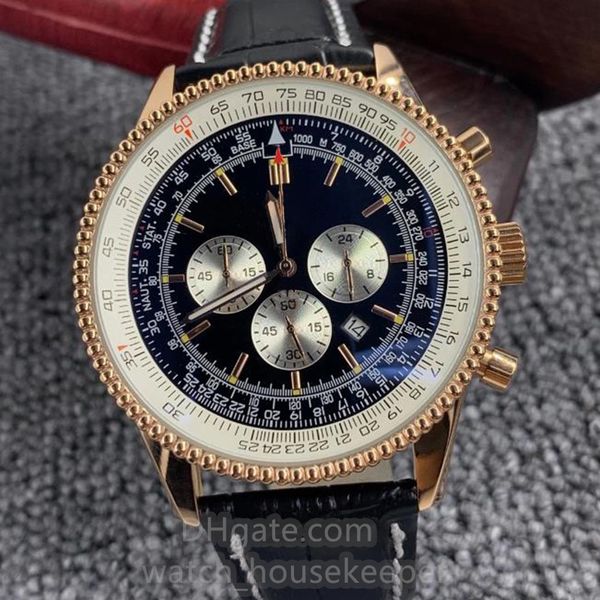 2023 men's watches 46mm multi-function dial manual scanning u1 stainless steel leather watch chain sapphire glass fashion quartz watch, Slivery;brown
2023 men's watches 46mm multi-function dial manual scanning u1 stainless steel leather watch chain sapphire glass fashion quartz watch, Slivery;brown