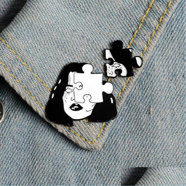 pins brooches punk style brooch woman face enamel pin horror jigsaw puzzle badge scary black and white denim jacket lapel gothic je dhqbs, Gray
pins brooches punk style brooch woman face enamel pin horror jigsaw puzzle badge scary black and white denim jacket lapel gothic je dhqbs, Gray