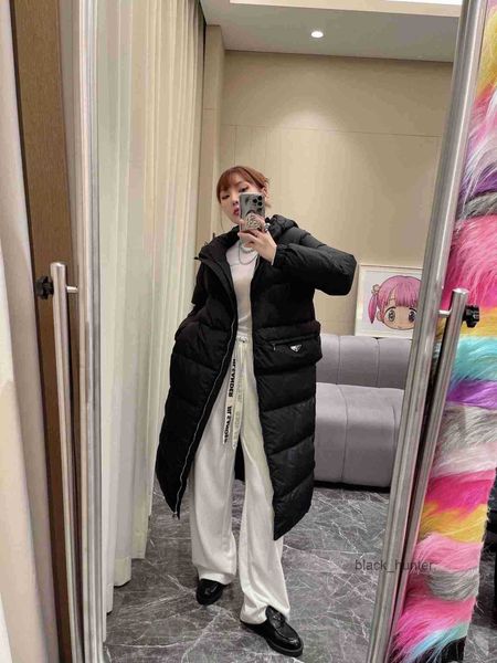 women's down prads designer 22 winter new fashion classic triangle simple versatile thickened warm long bread cotton fashion luxury coa, Black
women's down prads designer 22 winter new fashion classic triangle simple versatile thickened warm long bread cotton fashion luxury coa, Black