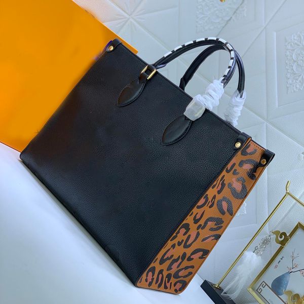 women vintage leather shoulder bags onthego handbags leopard splicing crossbody messenger bag designers handbag casual tote purse m58521
women vintage leather shoulder bags onthego handbags leopard splicing crossbody messenger bag designers handbag casual tote purse m58521