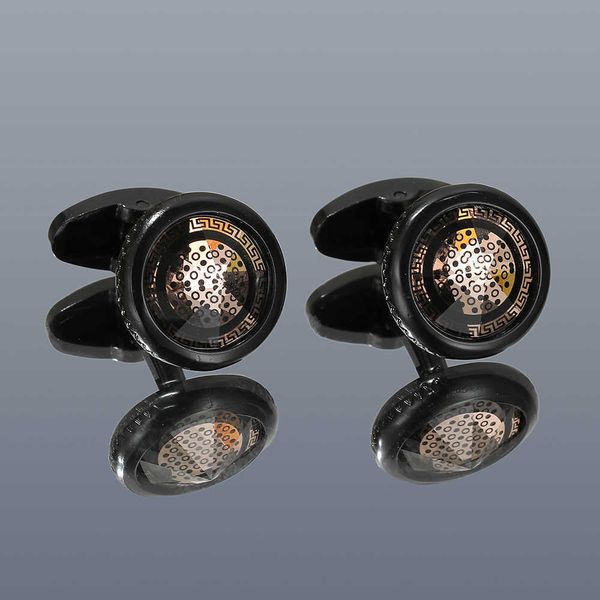 cufflinks for men fashion brown pattern matte black round formal business dress shirt cuff links wedding gifts, Silver
cufflinks for men fashion brown pattern matte black round formal business dress shirt cuff links wedding gifts, Silver