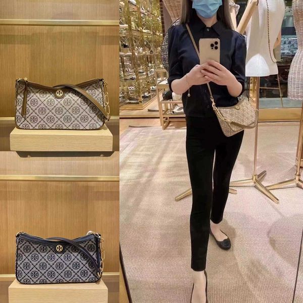 bags crossbody t0rys handbags genuine purchasing women's old flower half moon single shoulder cross hand underarm