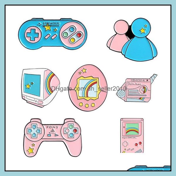 pins brooches customized alloy brooches creative cartoon jewelry for men women game console tv plated pink rainbow enamel pins 1049 dhena, Gray
pins brooches customized alloy brooches creative cartoon jewelry for men women game console tv plated pink rainbow enamel pins 1049 dhena, Gray