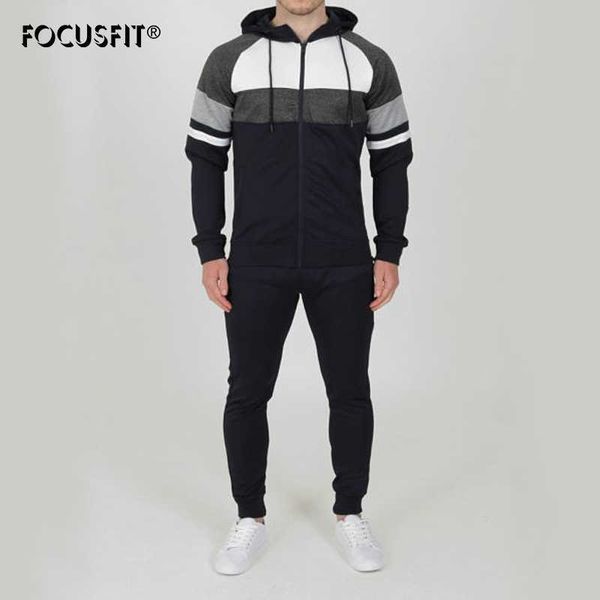 men's tracksuits autumn and winter sports suit leisure sweater new longsleeved tshirt hooded twopiece g221011, Gray
men's tracksuits autumn and winter sports suit leisure sweater new longsleeved tshirt hooded twopiece g221011, Gray