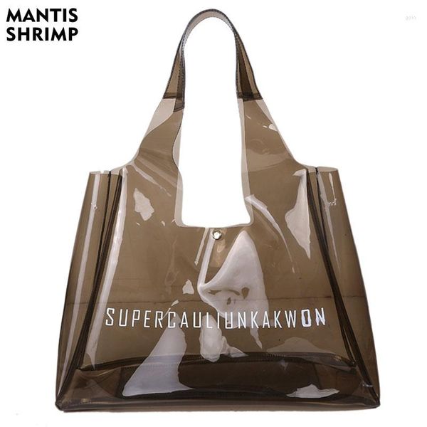 evening bags women transparent tote pvc shopping bag outdoor handbag designer fashion letter shoulder for large capacity
evening bags women transparent tote pvc shopping bag outdoor handbag designer fashion letter shoulder for large capacity