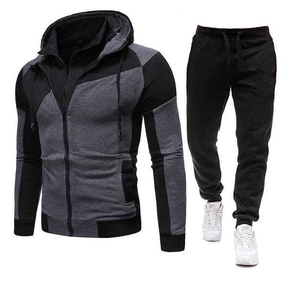 men's tracksuits new sports sets zipper hoodiepants two pieces casual tracksuit male sportswear gym brand clothing sweat suit g221011, Gray
men's tracksuits new sports sets zipper hoodiepants two pieces casual tracksuit male sportswear gym brand clothing sweat suit g221011, Gray